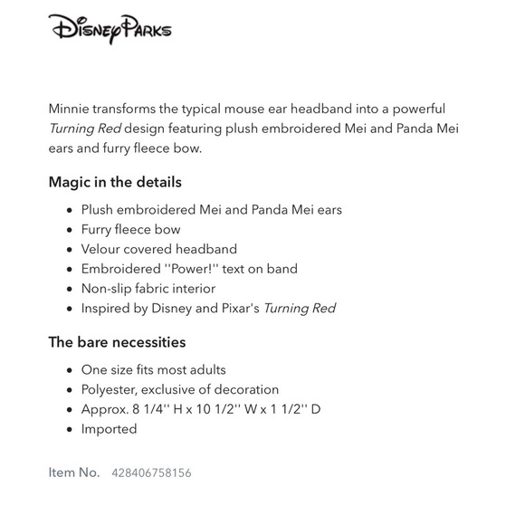 Turning Red Ear Headband for Adults - Picture 5 of 13